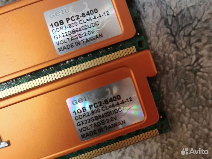 Оперативная память geil 2 x 1 Gb ddr2 PC2-6400