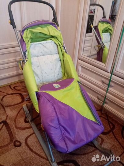 Коляска санки