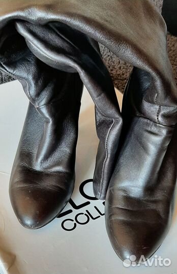 Ботфорты женские кожаные