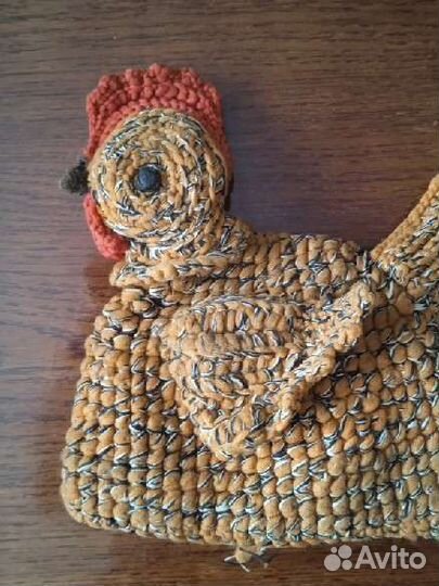 Курочка на чайник вязаная