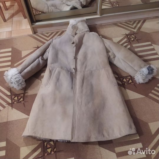 Тулуп из овчины армейский