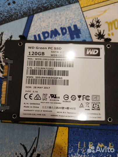 Ssd карта 120 гб