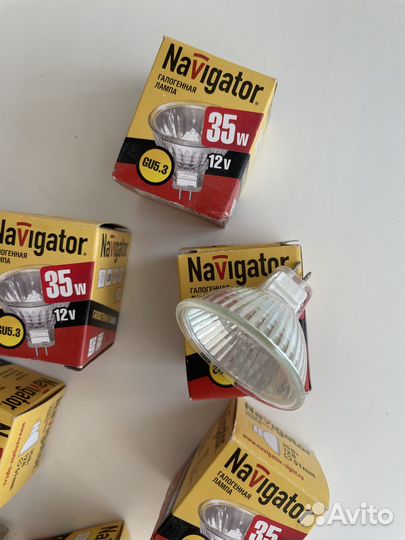 Лампочки галогеновые navigator gu 5.3 12v Новые