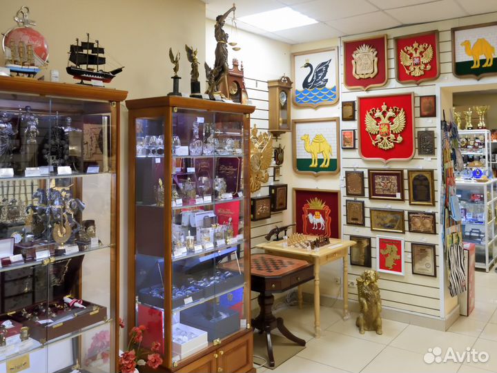 Набор настольный с часами 