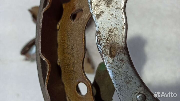 Задние колодки Renault logan