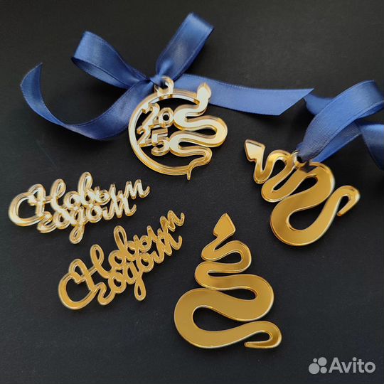 Декор для оформления подарков и тортов из акрила