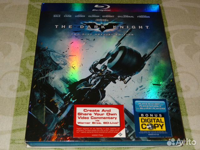 The Dark Knight 2008 Blu-Ray 2-Discs USA A без рус