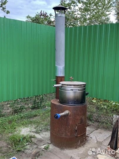 Печь для обогрева бассейна,теплицы