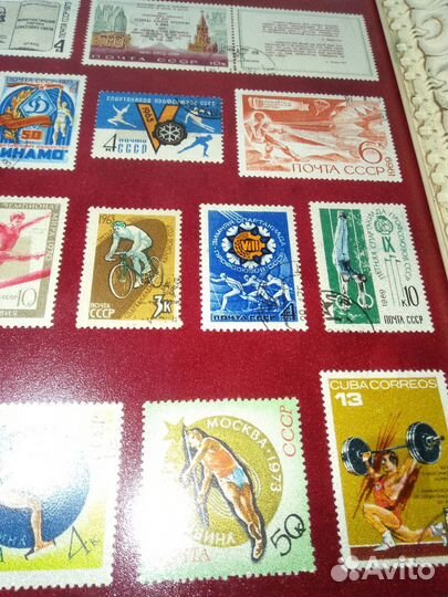 Почтовые марки СССР в рамке
