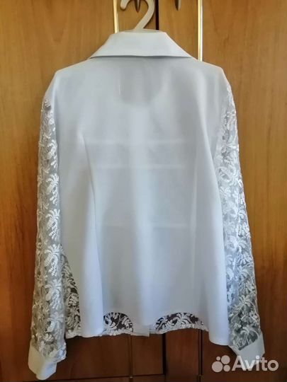 Блузка для девочки школьная 122