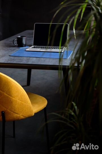 Коврик для стола, бювар из натуральной кожи