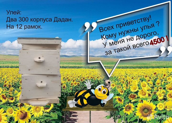 Ульи для пчел новые