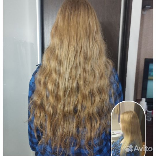 Наращивание волос под ключ