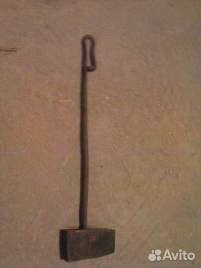 Насос ручной СССР с деревянной ручкой