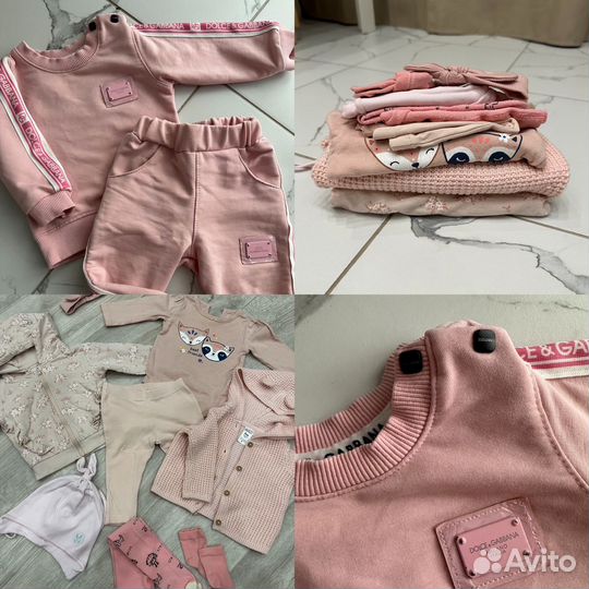 Одежда пакетом для девочки 68