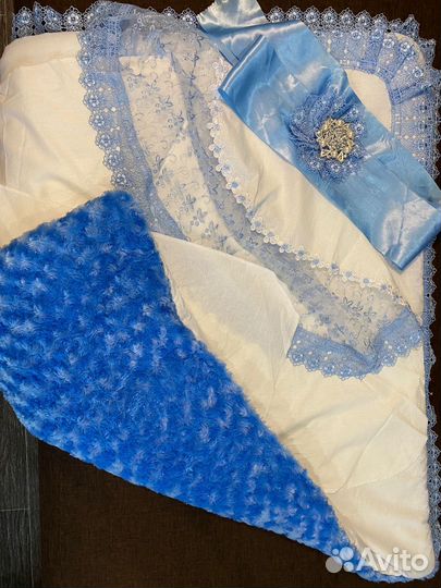 Конверт на выписку зимний для мальчика