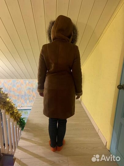 Дубленка женская зимняя