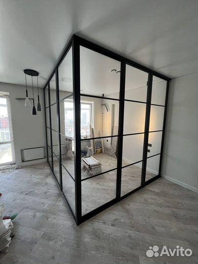 Раздвижные перегородки loft