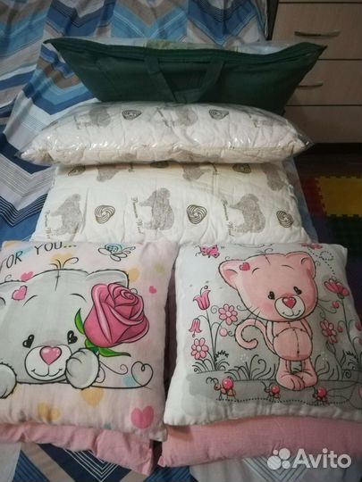 Подушки 50х70, 50х50, 40х40