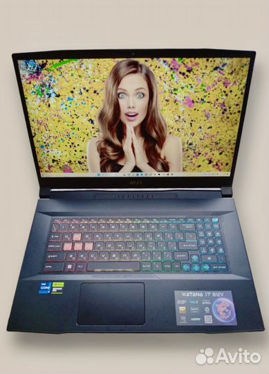 Игровой MSI 17.3 i7-12650H/RTX4070/16 гб