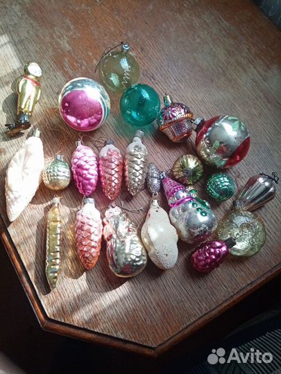 Лот ёлочных игрушек СССР