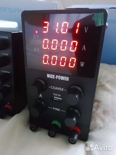 Лабораторный блок питания 180 Ватт 30/6А