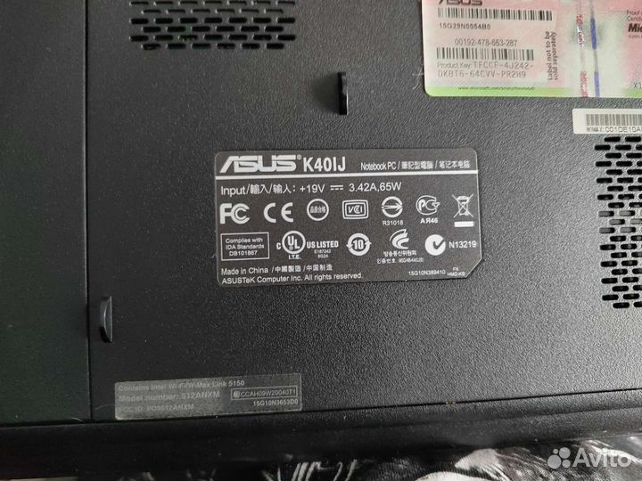 Ноутбук asus