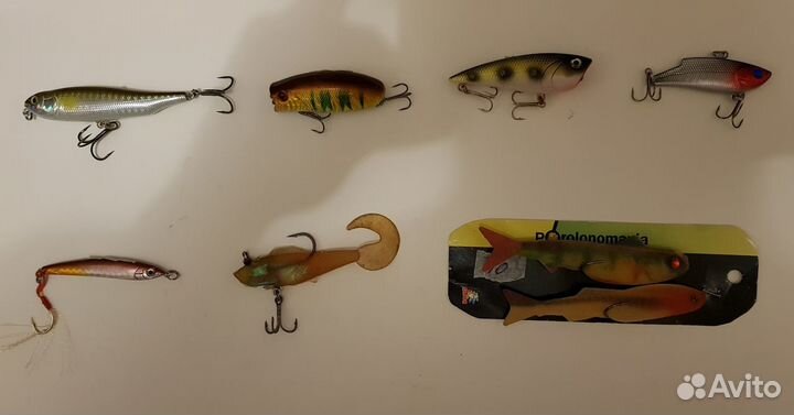 Блесны и воблера, виброхвост и твистер