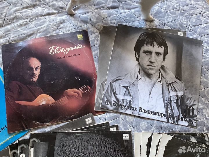 Виниловые пластинки beatles, Высоцкий, Розенбаум