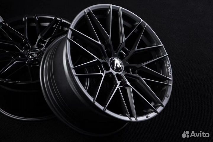 Диски литые R18 5x108 Faster GT grey