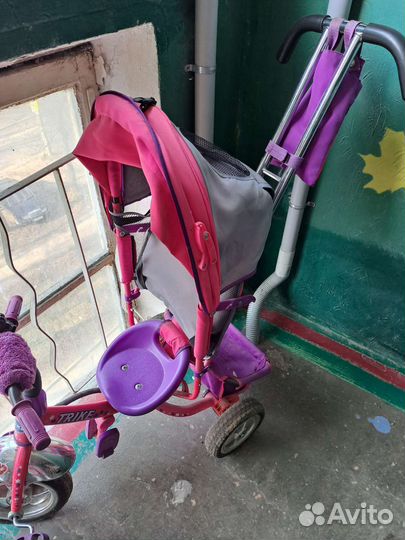Детский трехколесный велосипед бу