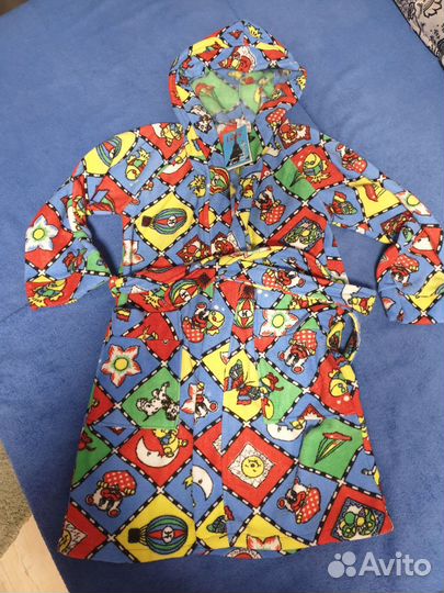 Детский махровый халат 128