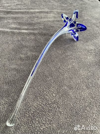 Лилия из цветного стекла СССР