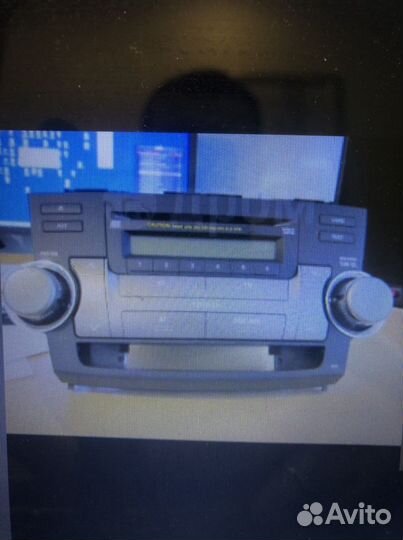 Магнитола Toyota Highlander