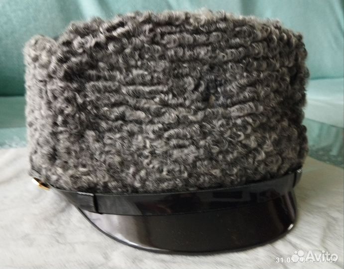 Шапка ушанка каракуль