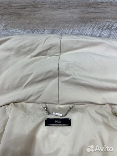 Женское зимнее пуховое пальто халат Mango