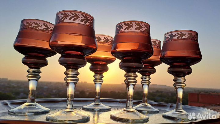 Бокалы Богемия Чехословакия