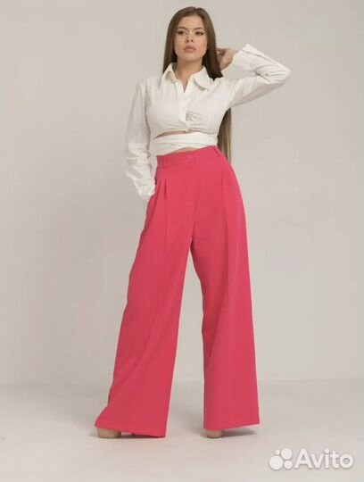 Брюки широкие женские