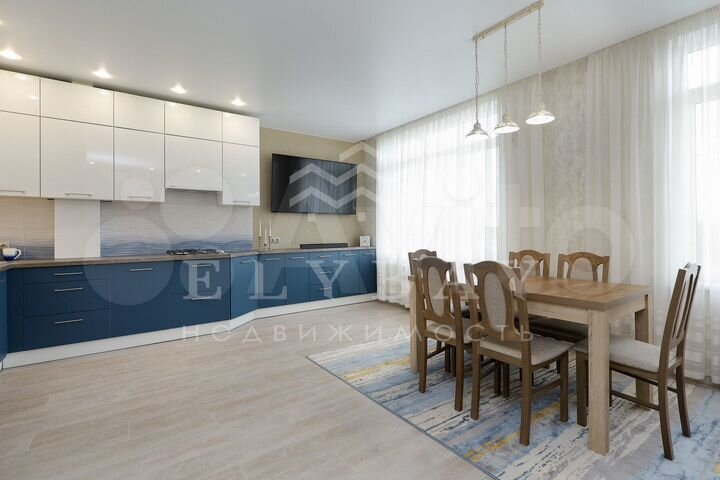 3-к. квартира, 124,6 м², 9/9 эт.