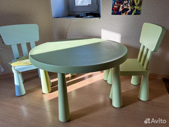 Стол и стульчики Икеа детские