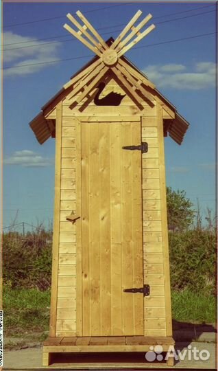 Дачный туалет с кошкой XMD