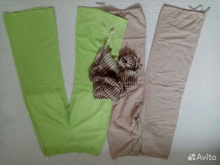 Штаны карго Лен и хлопок 46 размер
