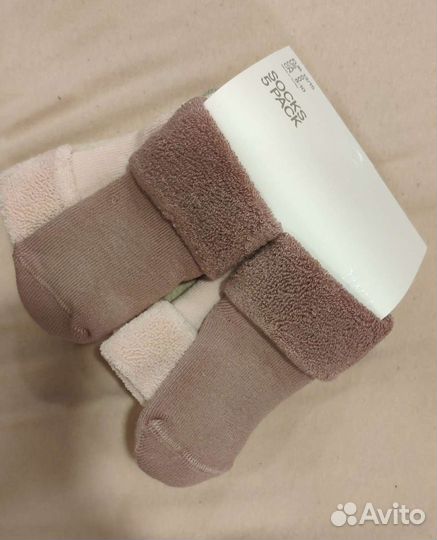 Носки махровые h&m 13/15 (1-3 мес)