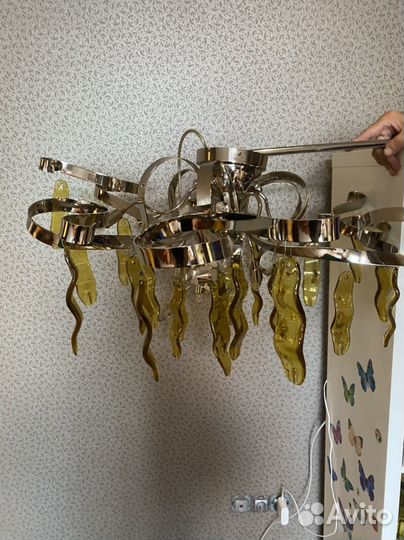 Люстра потолочная бу