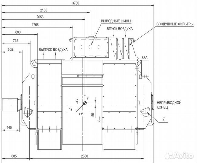 Генератор ABB AMG 1120MM08 DSE