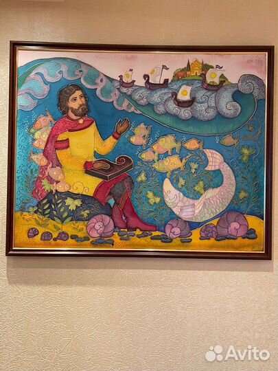 Картина батик