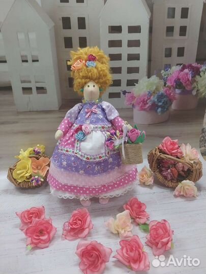 Интерьерная кукла тильда