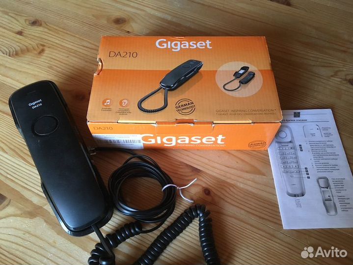 Телефон Gigaset DA 210 стационарный кабельный