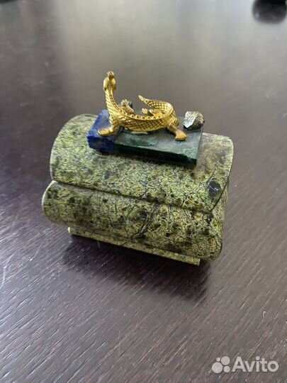 Шкатулка из змеевика 5х7