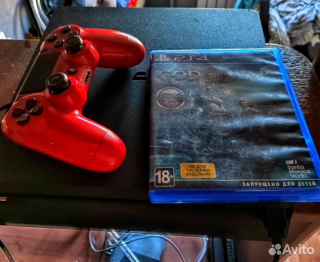 Торг Sony Playstation 4 Slim 1 TB+ God of War 2018